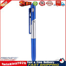 Multifunction Ballpoint Pen Folding LED Light Mobile Phone Stand Pen (Blue Newly