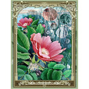Blooming Peony Flower in Metal Frame Diamond Painting Full Drill 30x40cm (A22
