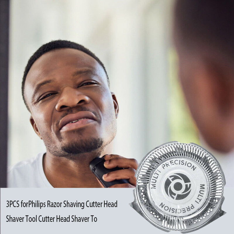 3pcs Men Round Shaver Replacement Heads Parts for SH70 SH90 HQ8 HQ9 Series Newly