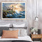5D DIY Full Drill Diamond Painting Beach Lighthouse Rhinestone Canvas Pictures