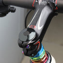 10pcs MTB Bicycle Headset Cover Stem Road Bike Hexagon Screw Cap (Black M5)