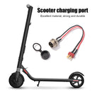 Electric Scooter Parts Power Charger T-head Charging Port Plug for KUGOO M4