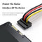 1 to 5 SATA Power Cable Adapter Splitter Cable Hard Drive Power Supply Cord