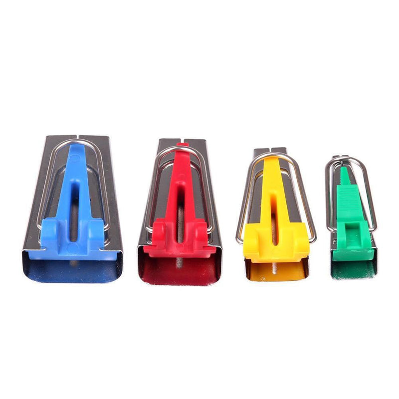 1 Set of 4 Fabric TILT TAPE Maker Tool Sewing Quilts 6mm 12mm 18mm Tape Maker Too