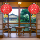 Waterproof Blessing 10 inch Chinese Tassel Lanterns Festival Decor (4pcs) Newly