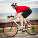 Spoke Reflector 12 Pieces MTB Bike Wheel Spoke Reflective Strips (Orange)