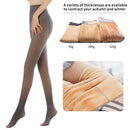 Winter Women Tights Translucent Plush Fleece Thick Pantyhose (Gray-320g)