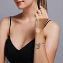 Colorful Butterfly Charm Bracelet Simple Hand Chain for Women Party Jewelry Gift