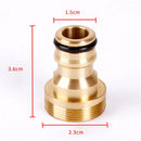 Solid Brass Threaded Hose Water Pipe Connector Kitchen Tube Tap Adaptor