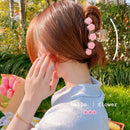 Fashion Rose Flower Hair Accessories Hair Claw Shark Clip Hairpin Catch Clip