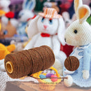 Cotton Rope Twisted String Tapestry Craft Cotton Cord Home Decor (Brown) Newly