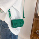 Mini Small Messenger Bags for Women Girl Chain Purse PU Leather Ladies Handbag