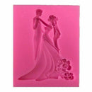 Silicone Couple Molds Chocolate Cake Mold Decor Fondant Z1Z9 Baking D8J5 D0T4