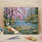 Y Painting by Numbers Romantic Creek Oil Painting on Canvas Hand Painted, Landscha