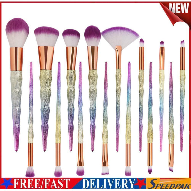 15pcs/Set  Cosmetic Brushes Eyeshadow Foundation Brushes Beauty Tools(3)