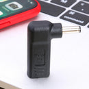 90 Degree USB-C Type-C Female to 4.5x3.0mm DC Male Plug Converter for Dell