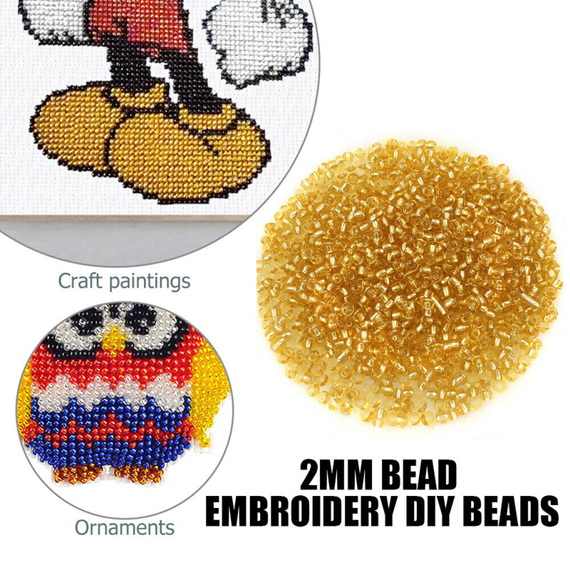 1200x DIY Beads Jewelry Making Crafts Needlework Embroidery Accessories Bracelet