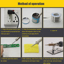 28 in 1 Wood Burning Kit 60W Temp Adjustable Pyrography Soldering Iron (EU)