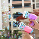 Plastic Electric Automatic Bubble Machine Fan Gun Blower Kids Playing Toys