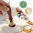 25mm Wax Seal Stamp Unreal World Sealing Wax Scrapbooking Stamp Head (J)