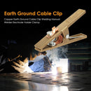 Copper Earth Ground Cable Clip Welding Manual Welder Electrode Clamp (300A)