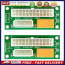 2pcs ATX 24Pin to SATA Molex 4Pin Dual PSU Power Card