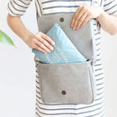 Solid Color Waterproof Foldable Travel Bags Portable Luggage Bag (Blue) Newly