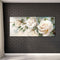 White Rose Oil Paint By Numbers Kits DIY Handpainted on Canvas Wall Art