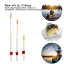 5pcs/set Portable Winter Ice Fishing Rod Top Tip Plastic Lake Fishing Poles