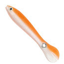 5pcs 10cm 6g Bionic Loach Fishing Artificial Crankbait Soft Baits (Orange) Newly