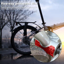 2xFolding Bicycle Bottom Bracket Frame Protector Pads for Brompton Red