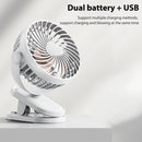 #A Quiet Clip-on Desktop Fan Mini Handheld USB Fans for Student Dormitory Office