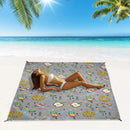 #A Multifunctional Large Magic Sandless Beach Mat Beach Mattress Blanket Foldabl