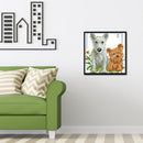 Full/Partial Cross Stitch Dog Kit Cotton 2 Strands Stamped Artwork Home Decor
