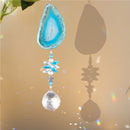 #A Wind Chime Crystal Pendant Prisms Diamond Light Catcher Curtains Lighting Bal