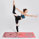 Portable Washable Printed Yoga Towel Pilates Anti-Skid Towels Blanket (C) Newly