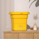 #A Small Yellow Duck Automatic Washing Machine Portable for Intimate Clothes Soc