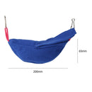 Warm Banana Hamster Hammock Hang Cage Pet Birds Sleeping Nest House (Blue) Newly