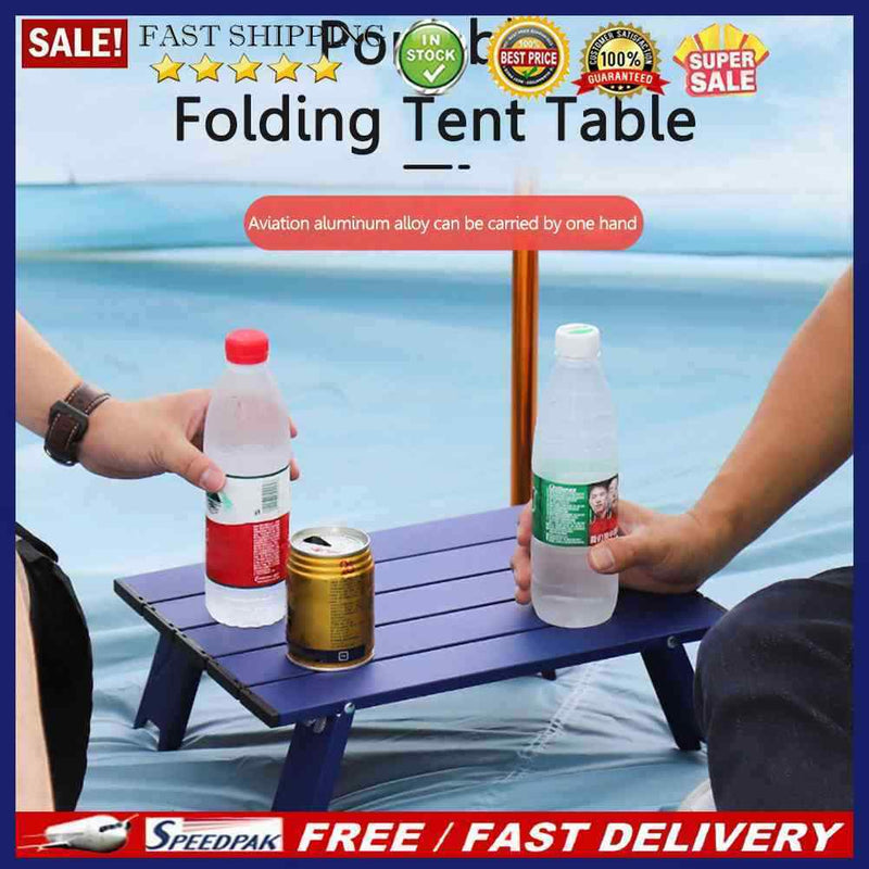 Portable Foldable Plate Table Coffee Table Computer Desk for Camping Tent Picnic