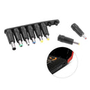 Universal 8 in 1 PC AC DC Power Charger Adapter Socket Plug Connector Tips
