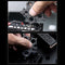Multi-Purpose Hex Snowflake Wrench Key Ring Portable Bike Spanner (Black)