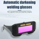 Anti-ultraviolet Solar Powered Auto Darkening Welding J6Y0 Helmet Eyes E0F2