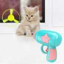 Cats Interactive Toys Flying Saucer Luminous Dragonfly Disc (Light Blue) Newly