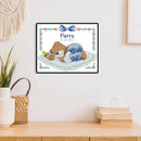 #A Partial Cross Stitch 14CT DIY Cartoon Baby Counted Home Decoration Hanging