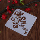 DIY Photo Album Theme Lace Ruler Scrapbook Painting Template Drawing Tool(A