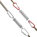 Aluminum Wind Rope Buckle High Strength Spring Hook Buckle for Camping Hiking