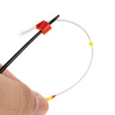 Mini Ice Fishing Rod with Pole Tip Outdoor Winter Fish Tackle (Blue 70mm) Newly