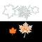 Maple Leaf Metal Cutting Dies Stencils Scrapbooking Embossing B8F5 Craft M7W3
