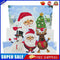 Santa Claus 5D DIY Special Shape Part Drill Diamond Greeting Card (HK204)