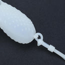Silicone Non-Slip Grip Cover Case for PS4 Controller with Lanyard(White)